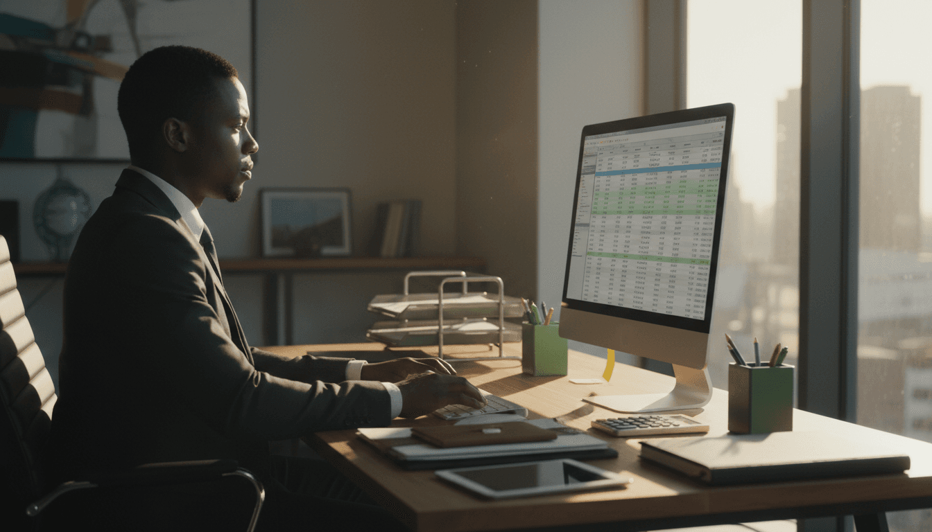 Business accounting and monthly financial management