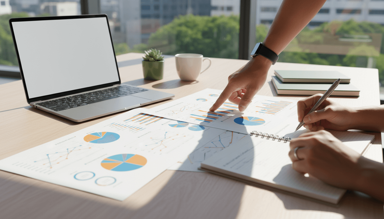 Financial reporting and analysis dashboard